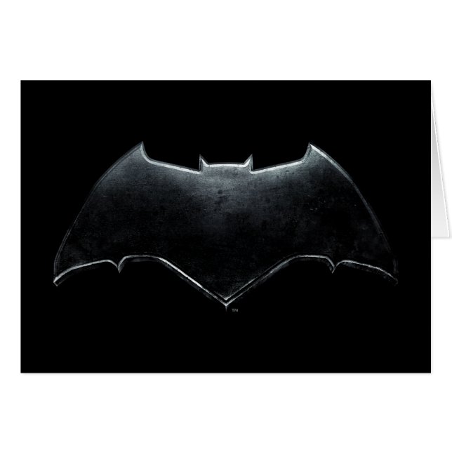 Liga de la Justicia | Símbolo batman metálico (Anverso (Horizontal))
