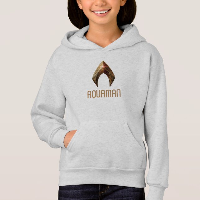 Liga de la Justicia | Símbolo de acuamán metálico (Anverso)