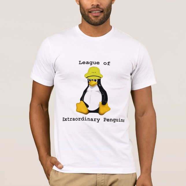 Liga de Pingüinos Extraordinarios 2 camisetas (Anverso)