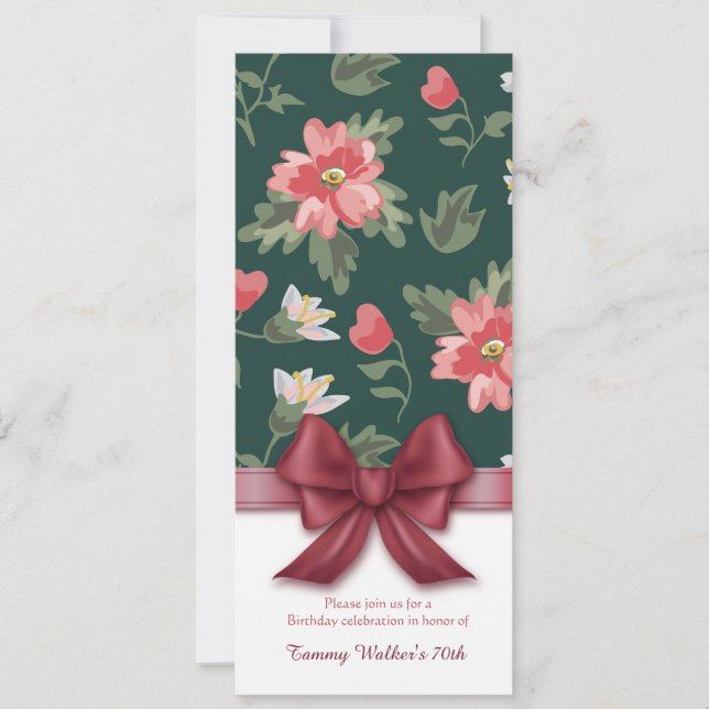 Ligado Con Una Invitación De Bow (Anverso)