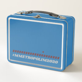 LIGERA AZUL Metalizado Lunchbox bY #MMETROPOLIM