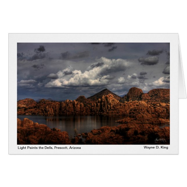 Ligera pinta los Dells, Prescott Arizona (Anverso (Horizontal))