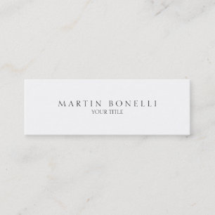 Ligera tarjeta profesional profesional de moda