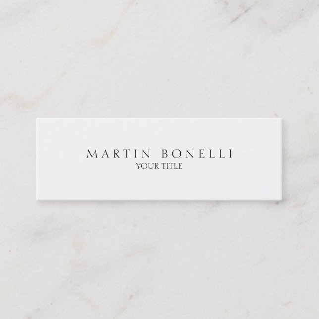 Ligera tarjeta profesional profesional de moda (Anverso)