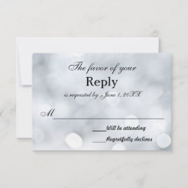 Ligeras Tarjetas de solicitud de respuesta de Boda