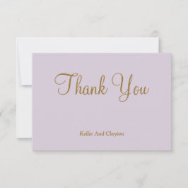 Ligero Púrpura Gracias Cartas