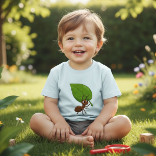 Light Blue Short Sleeve T-Shirt for Toddlers