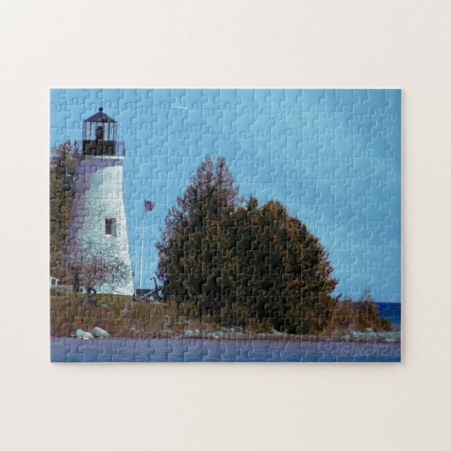 Lighthouse Creativo Lake Sea Jigsaw Puzzle (Horizontal)