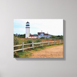 Lighthouse Highland Massachusetts Lienzo envuelto