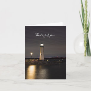 Lighthouse Rockwall Harbor Pensando En Tu Tarjeta