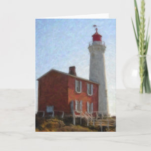"Lighthouse" Victoria, tarjeta de felicitación BC