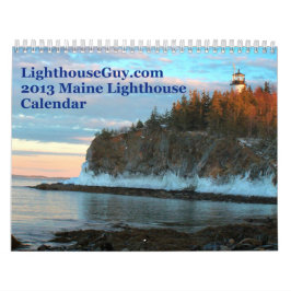 LighthouseGuy.com Calendario de faro Maine 2013