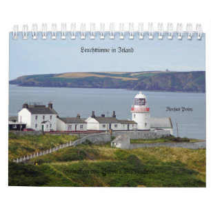 Lighthouses en país de irlandés calendario 2020 en