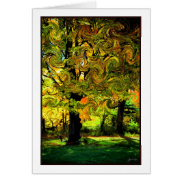 Lightplay en las hojas