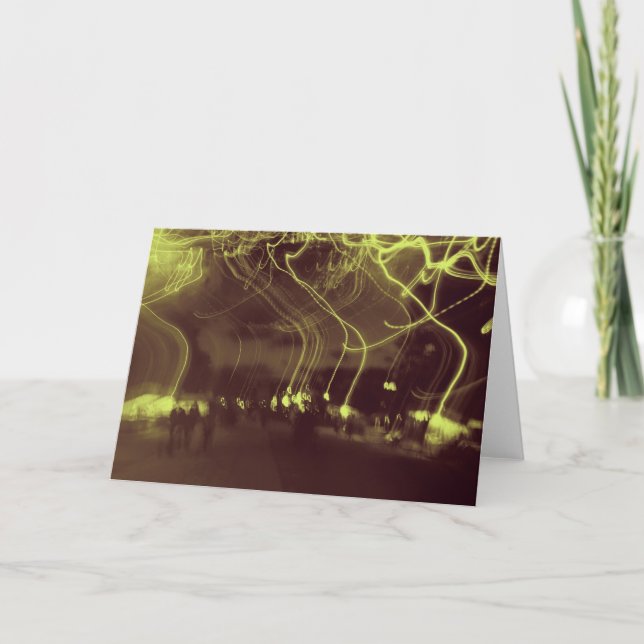 "Lights Go Walking" - Tarjeta (Anverso)