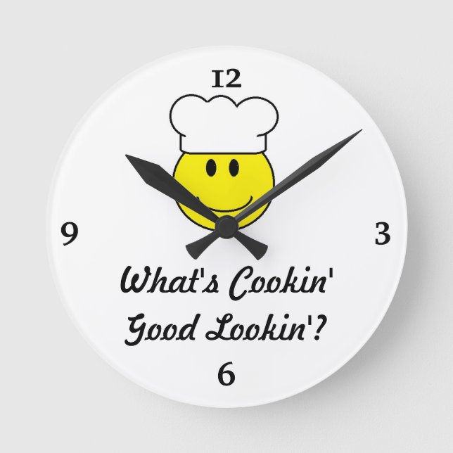 Ligón del reloj de la cocina de la cara (Anverso)