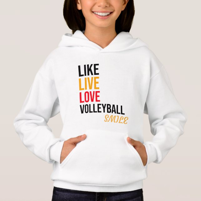 like,live,love volleyball,smile (Anverso)