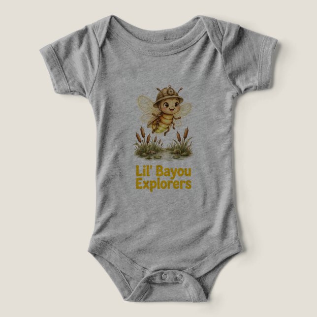 Lil' Bayou Explorers Firefly Baby Enterizo (Diseño delantero )