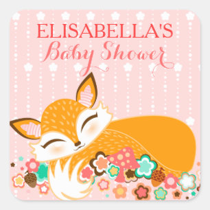 Lil Foxie Cub - pegatinas lindos del personalizado