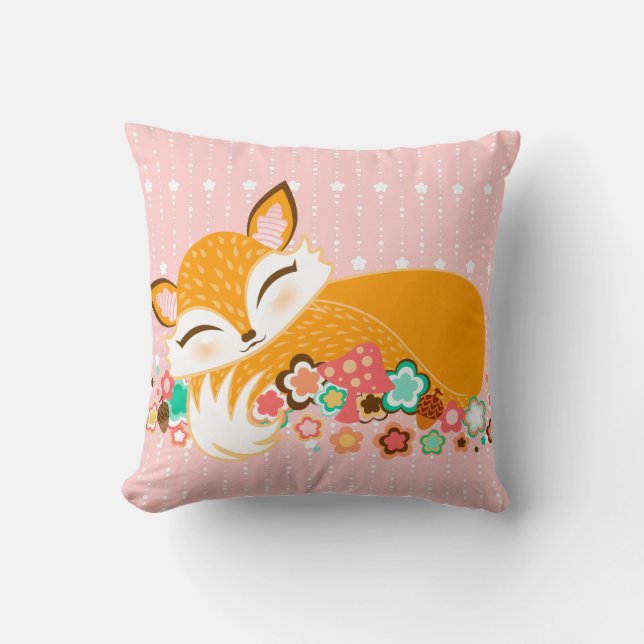Lil Foxie Cubs - almohada linda de los zorros del (Anverso)