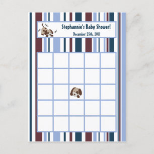 Lil League Puppy Perro con Tarjeta de Bingo Escrit