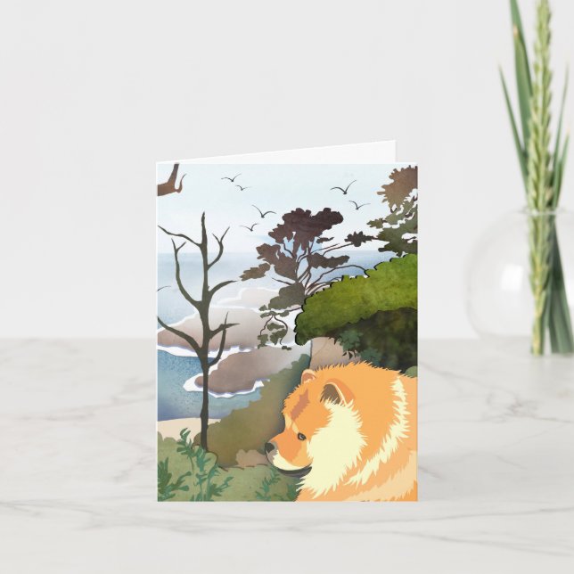 LIL WEATHER - Tarjetas de arte de Chow (Anverso)