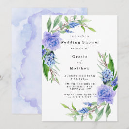 Lilac Blue Hyacinth Tulip Wedding Ducha