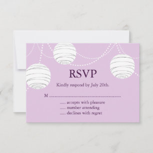 Lilac Fiesta Lanterns RSVP