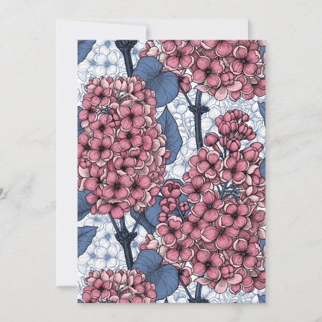 Lilac in pink and blue (Anverso)