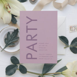 Lilac Modern Mauve Purple Names Boda Recepción