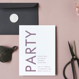 Lilac Modern Mauve Purple Names Boda Recepción