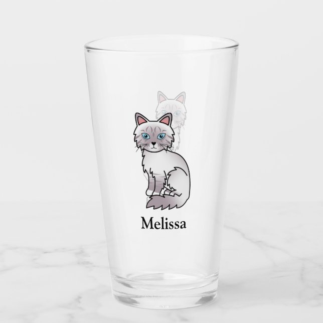 Lilac Point Tabby Birman / Ragdoll Gato Lindo & No (Anverso)