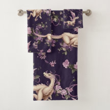 Lilac, Rosas y toallas de dragón blanco