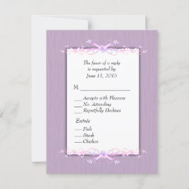 Lilac Simplicidad RSVP con entrada