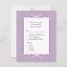Lilac Simplicidad RSVP con Entree
