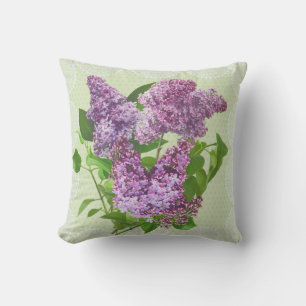 Lilacs almohada floral