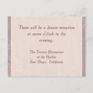 Lilacs impresionistas - Invitación a la recepción