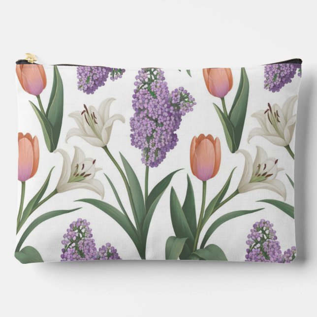 Lilacs Tulips Lilies Bolsa de viaje para bolsa acc (Anverso)