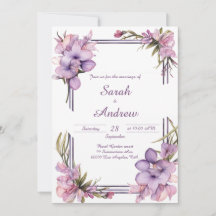 Lilah Flower Art: Invitación a la boda personaliza