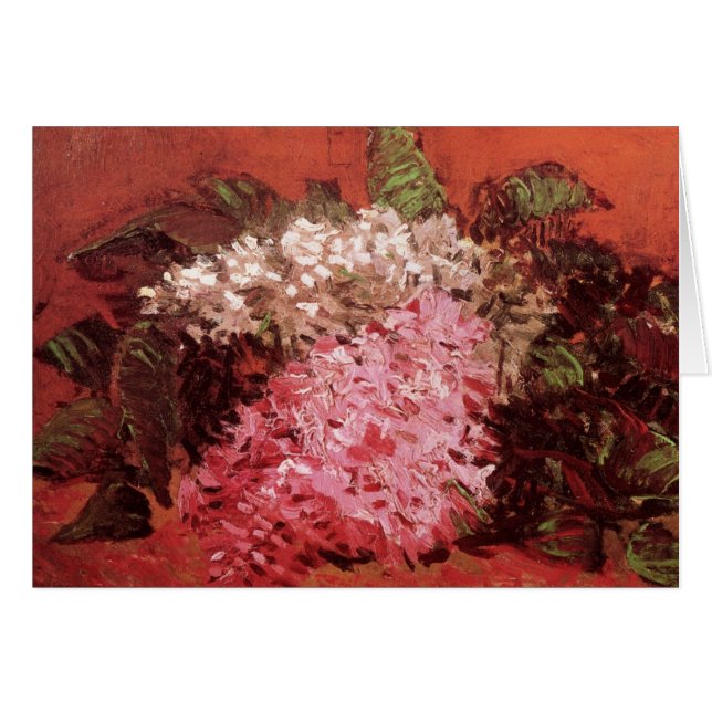 Lilas rosadas de Vincent van Gogh, Flor de natural (Anverso (Horizontal))