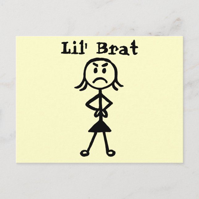 Lil'Brat, postales (Anverso)