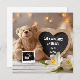 Lilies Baby Invitación Medios Sociales