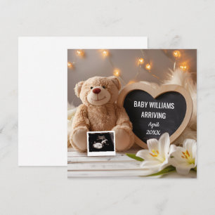 Lilies Baby Invitación Medios Sociales