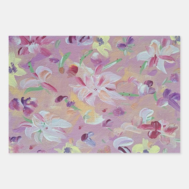 Lilies De Papel De Envoltura Del Valle (Anverso)