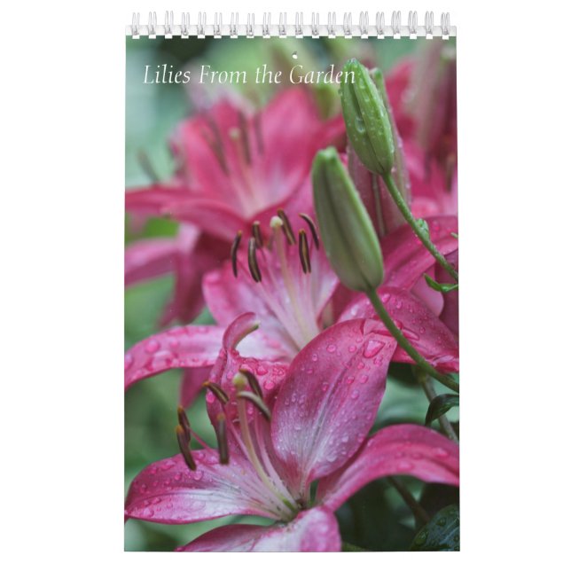 Lilies del calendario del jardín (Tapa)