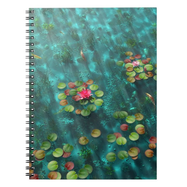 Lilies en el cuaderno de agua (Frente)