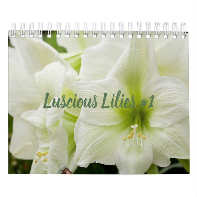 Lilies lascivos #1 Calendario (Tapa)