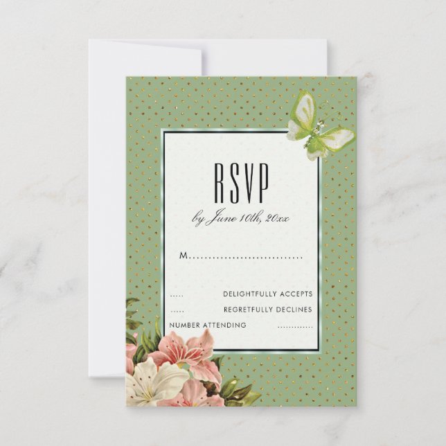 Lilios Chic & Mariposa Joya RSVP (Anverso)