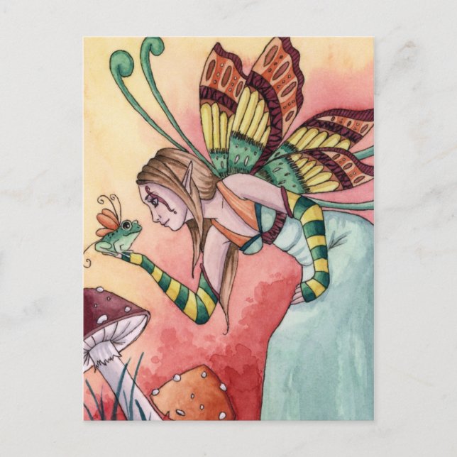 Lilith - Postal de hadas de rana (Anverso)