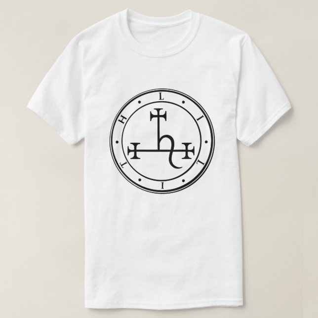 Lilith Sigil. Camiseta de la diosa de la luna oscu (Diseño del anverso)